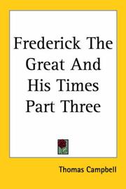 Cover of: Frederick The Great And His Times