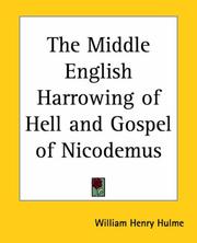 Cover of: The Middle English Harrowing Of Hell And Gospel Of Nicodemus