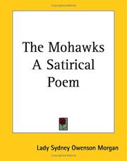 Cover of: The Mohawks a Satirical Poem by Lady Morgan