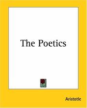 Cover of: The Poetics by 