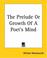 Cover of: The Prelude Or Growth Of A Poet's Mind