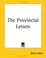 Cover of: The Provincial Letters