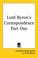 Cover of: Lord Byron's Correspondence