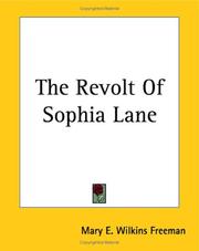 Cover of: The Revolt of Sophia Lane