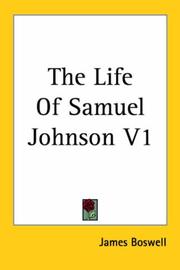 Cover of: The Life of Samuel Johnson by James Boswell