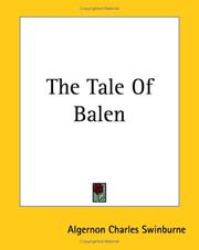 Cover of: The Tale of Balen by Algernon Charles Swinburne