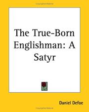 Cover of: The True-born Englishman by Daniel Defoe