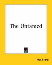 Cover of: The Untamed by Frederick Faust