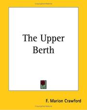 Cover of: The Upper Berth by Francis Marion Crawford