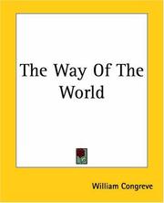 Cover of: The Way Of The World by William Congreve