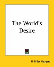 Cover of: The World's Desire by H. Rider Haggard, Andrew Lang