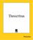 Cover of: Theocritus