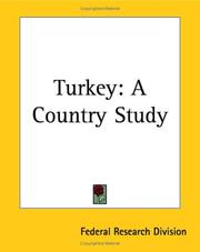 Cover of: Turkey by Federal Research Division