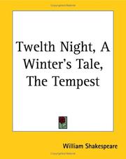 Plays (Tempest / Twelfth Night / Winter's Tale)