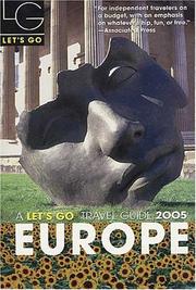 Cover of: Let's Go 2005 Europe (Let's Go Europe) by Stuart J. Robinson, Stuart J. Robinson