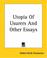 Cover of: Utopia Of Usurers And Other Essays