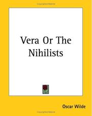 Cover of: Vera or the Nihilists by Oscar Wilde, Oscar Wilde