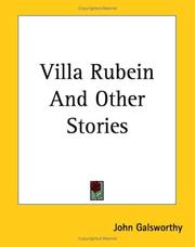 Cover of: Villa Rubein And Other Stories by John Galsworthy, John Galsworthy