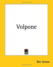 Cover of: Volpone