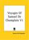 Cover of: Voyages Of Samuel De Champlain