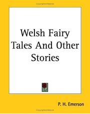 Cover of: Welsh Fairy Tales And Other Stories by P. H. Emerson