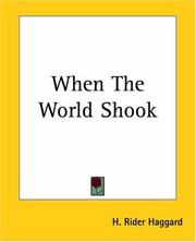 Cover of: When The World Shook by H. Rider Haggard