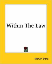 Cover of: Within The Law | Marvin Dana