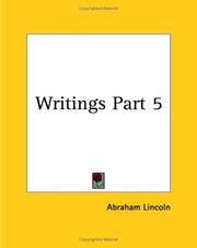 Cover of: Writings Part 5