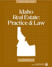 Cover of: Idaho real estate: practice & law