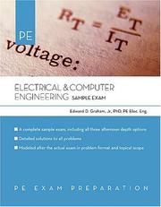 Cover of: Electrical and Computer Engineering: Sample Exam (Pe Exam Preparation)