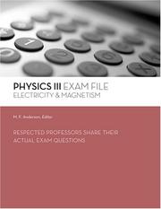 Cover of: Physics III Exam File: Electricity and Magnetism