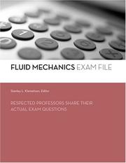 Cover of: Fluid Mechanics Exam File