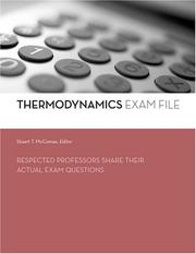 Cover of: Thermodynamics Exam File