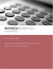 Cover of: Physics I Exam File: Mechanics