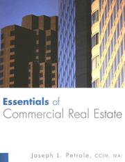 Cover of: Essentials of Commercial Real Estate