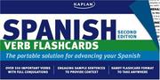 Cover of: Kaplan Spanish Verb Flashcards