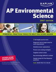 Cover of: Kaplan AP Environmental Science 2007 Edition (Kaplan Ap Enviromental Science)