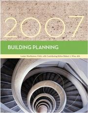 Cover of: Building Planning