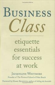 Cover of: Business Class by Jacqueline Whitmore