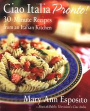 Cover of: Ciao Italia Pronto! by Mary Ann Esposito