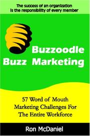 Cover of: Buzzoodle Buzz Marketing by Ron McDaniel