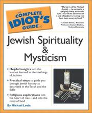 Cover of: The Complete Idiot's Guide(R) To Jewish Spirituality & Mysticism