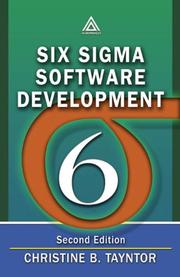 Cover of: Six Sigma Software Development