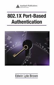 Cover of: 802.1X Port-Based Authentication by Edwin Lyle Brown