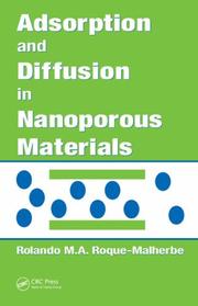 Cover of: Adsorption and Diffusion in Nanoporous Materials