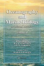 Cover of: Oceanography and Marine Biology by 