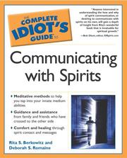 Cover of: The Complete Idiot's Guide to Communicating with Spirits