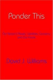 Cover of: Ponder This