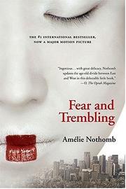 Cover of: Fear and Trembling: A Novel