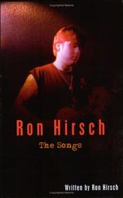 Cover of: Ron Hirsch